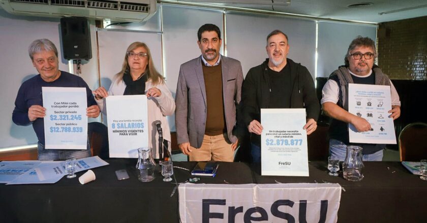 El FreSU reclamó un salario mínimo vital y móvil de $2.879.877 para cumplir con la Constitución Nacional y la Ley de Contrato de Trabajo