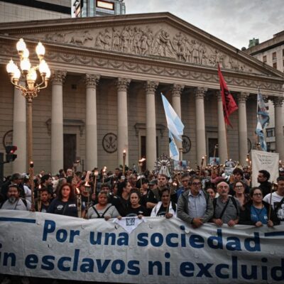 Los organizaciones sociales vuelven a las calles para reclamarle a Milei el pago del salario social