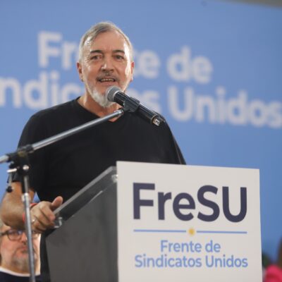 Aguiar salió a bancar a Furlán: «Si no vamos a una huelga general, se quedan con los sindicatos»