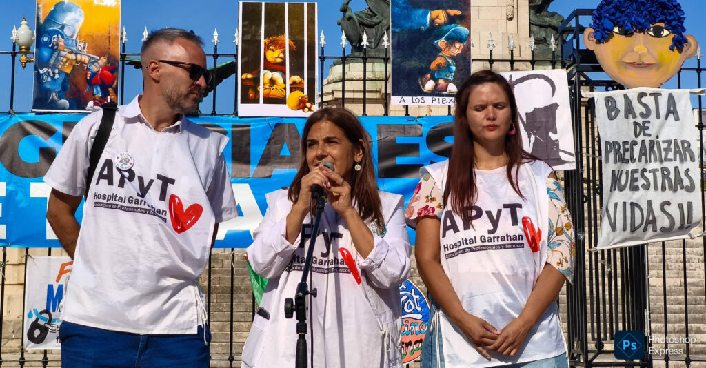 Los médicos denunciaron penalmente a la abogada de la intervención libertaria del Hospital Garrahan y se acordaron del "impresentable" de Adorni