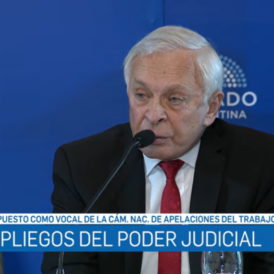 El juez Pesino admitió que se reunió con Mahiques antes de fallar a favor de la reforma laboral pero negó recibir favores del Gobierno
