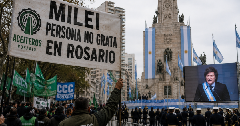 Milei confirmó que va a Rosario para el acto del Día de la Bandera y desde la CGT local adelantan que habrá un «masivo repudio» a su presencia