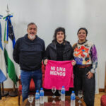 Aguiar recibió a Luci Cavallero de Ni Una Menos: “Estamos enfrentando un régimen que mata”