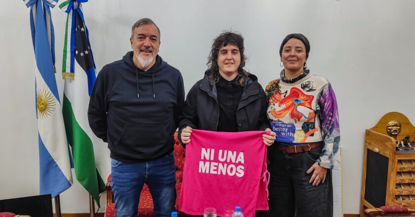 Aguiar recibió a Luci Cavallero de Ni Una Menos: “Estamos enfrentando un régimen que mata”
