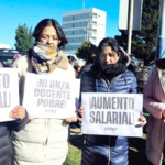 Docentes de Tierra del Fuego llevan nueve días de paro indefinido en reclamo de un Salario Mínimo de $3 millones acorde a la Constitución