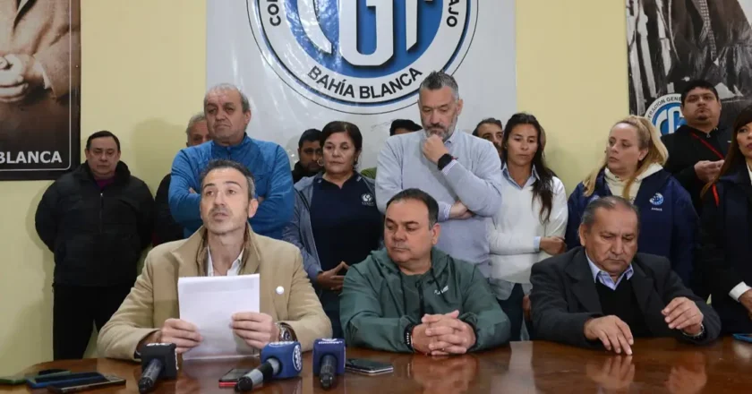 La CGT de Bahía Blanca repudió la visita de Milei: «No regresen si no es para reparar el daño causado»