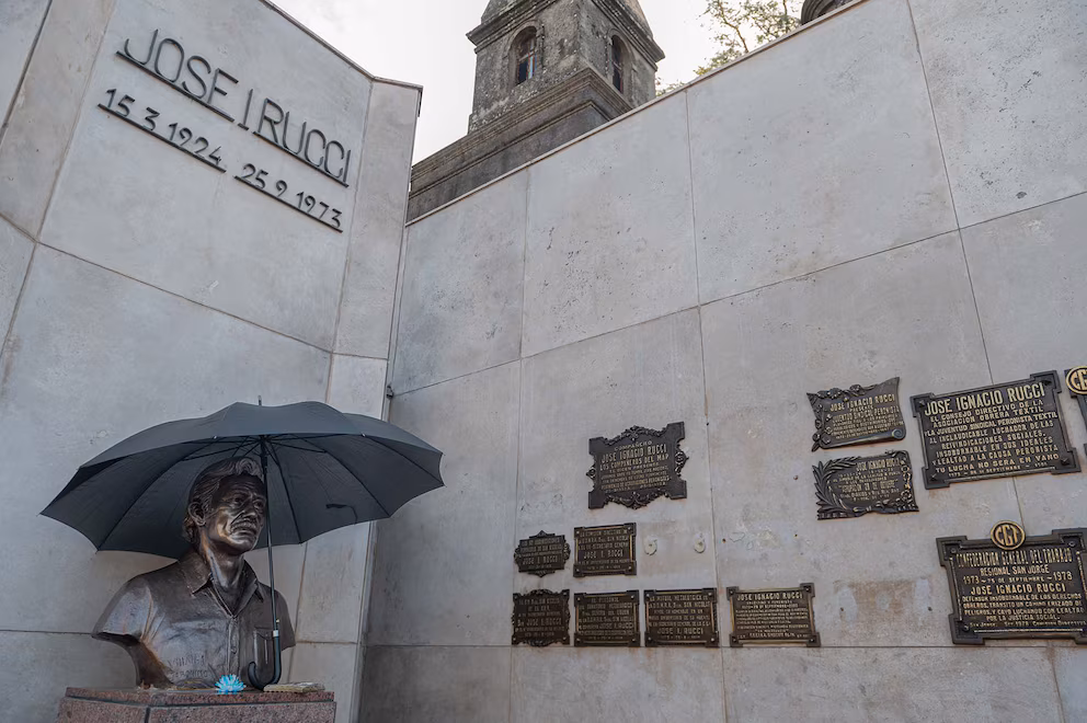 Cúneo usó un acto de homenaje a Rucci para retar a Máximo Kirchner a una contienda en el PJ: "Que se banque la interna"