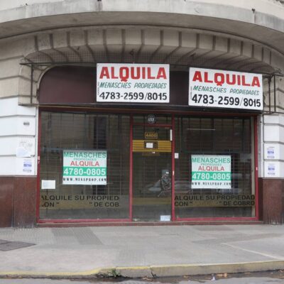 Por el parate de consumo, se registraron más locales vacíos en la ciudad durante el último bimestre y se duplicaron los sitios en alquiler