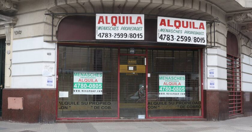Por el parate de consumo, se registraron más locales vacíos en la ciudad durante el último bimestre y se duplicaron los sitios en alquiler