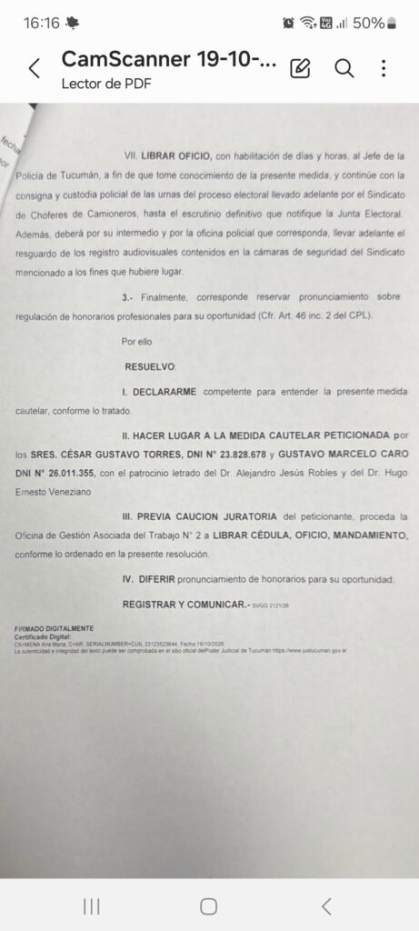 Camioneros tucuman