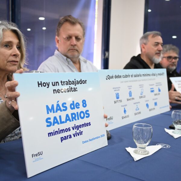 El FreSU denunció que «el gobierno miente y manipula los índices» y reclamó un salario mínimo vital y móvil de $3.178.287