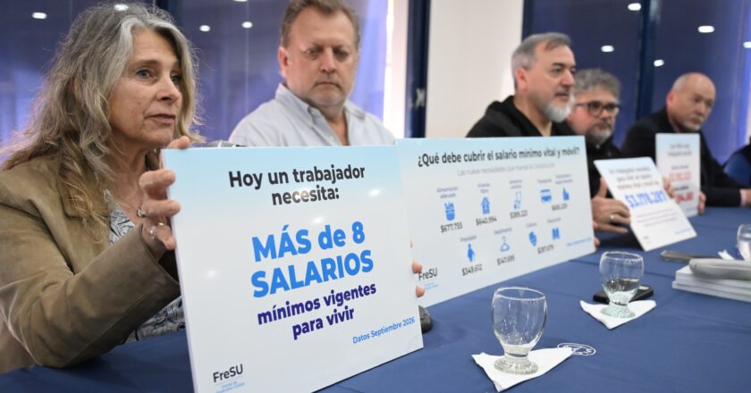 El FreSU denunció que «el gobierno miente y manipula los índices» y reclamó un salario mínimo vital y móvil de $3.178.287