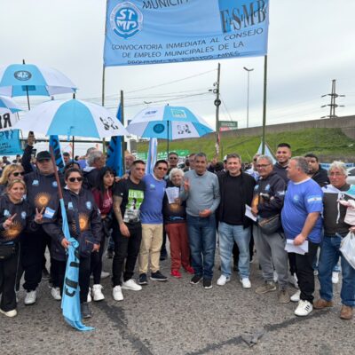 La Federación de Municipales Bonaerenses Fesimubo cortó la Panamericana en Tigre y profundiza su plan de lucha