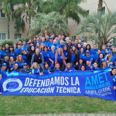 AMET reunió en Córdoba a docentes técnicos de todo el país y reclamó la restitución de los fondos de la Ley de Educación Técnico Profesional