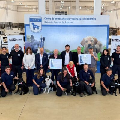 El sindicato aduanero celebró el egreso de seis nuevos binomios operativos para tareas de control y prevención del tráfico ilícito