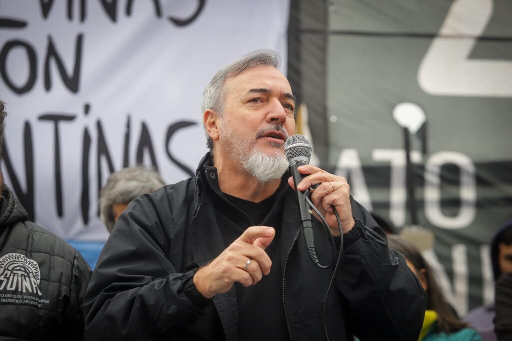 En la previa de la movilización, Aguiar cargó contra los integrantes de la Corte Suprema: "Estos quieren vender todo. No son magistrados, son martilleros"