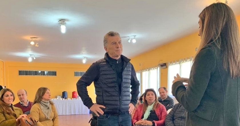 En el abandono de los timbreos, Macri se mostró en un sindicato ligado a Posse