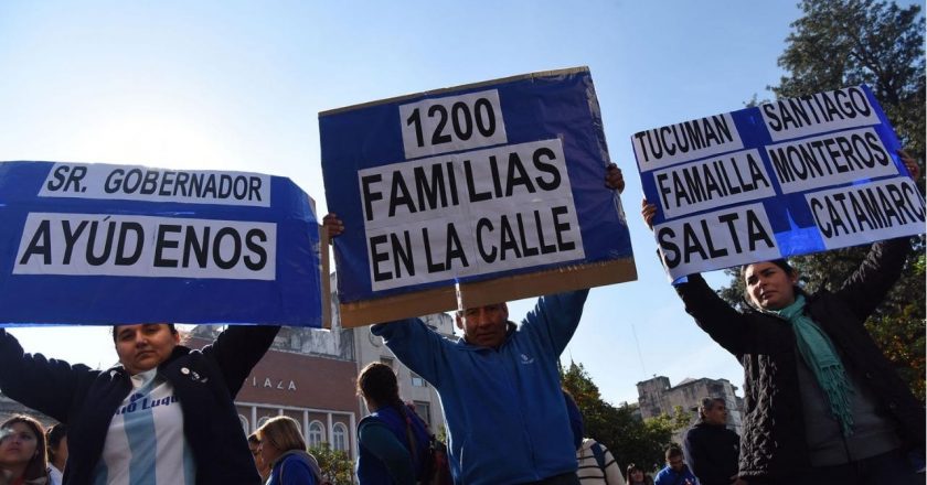 Los 1200 empleados de Supermercados Luque no pudieron cobrar sus salarios y van al paro por tiempo indeterminado