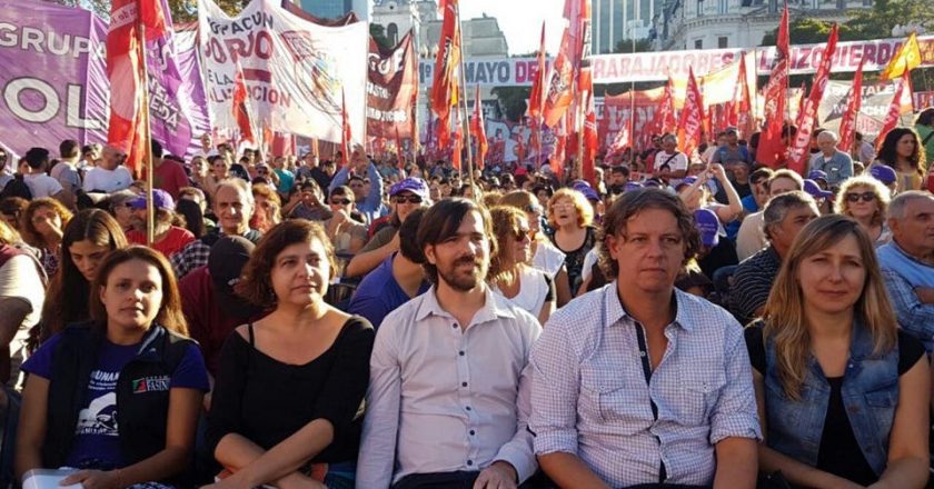 El sindicalismo de izquierda se mostrará con Del Caño para llamar a votar contra el ajuste y el FMI