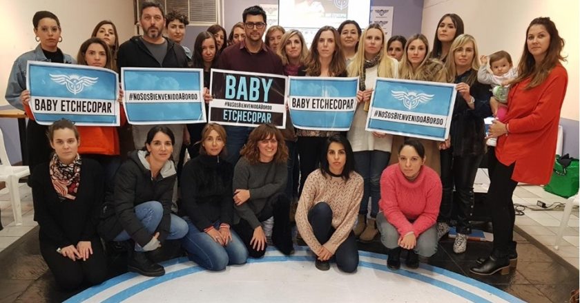 Aeronavegantes ampliaron la denuncia contra Etchecopar