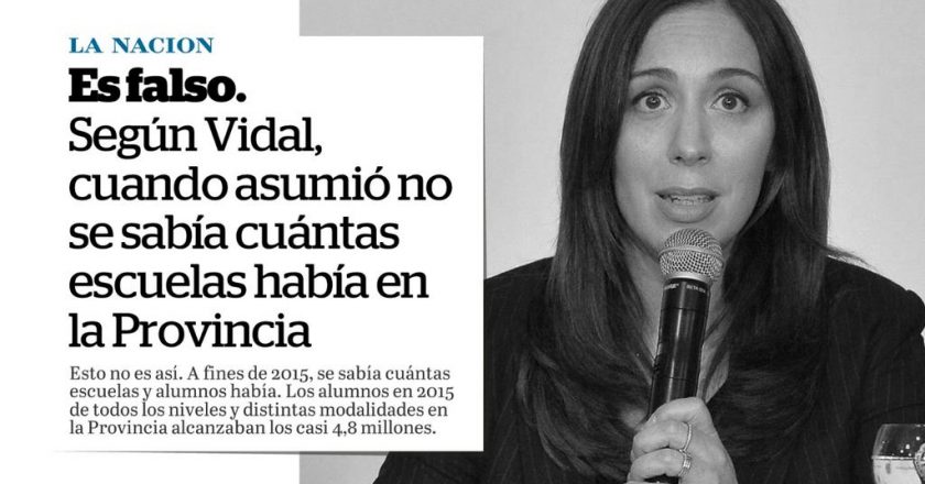 Chequeado confirmó que Vidal mintió en campaña y Baradel se cruzó con Finocchiaro