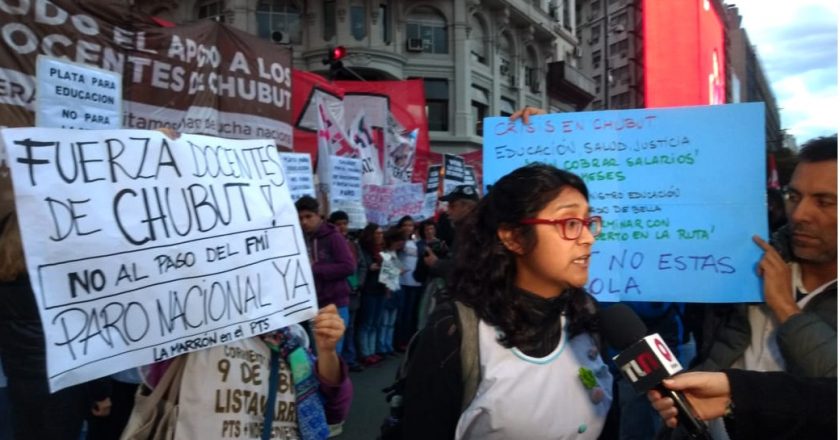 Docentes y docentes universitarios paran mañana en todo el país por el conflicto en Chubut