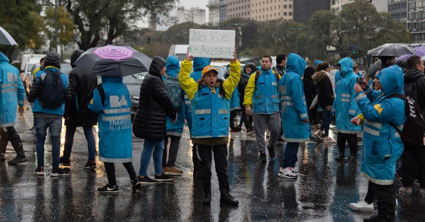 Agentes de tránsito porteños vuelven a marchar para reclamar justicia y mejores condiciones laborales