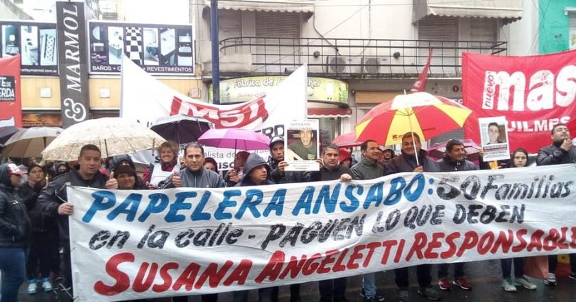 Gestión obrera: despedidos de Ansabo resolvieron poner a producir la papelera