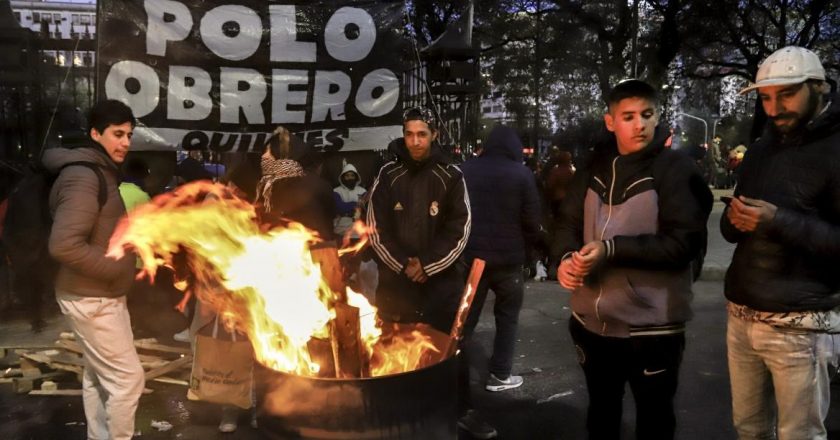 Organizaciones sociales mantienen la amenaza de acampar por 72 horas en la 9 de Julio