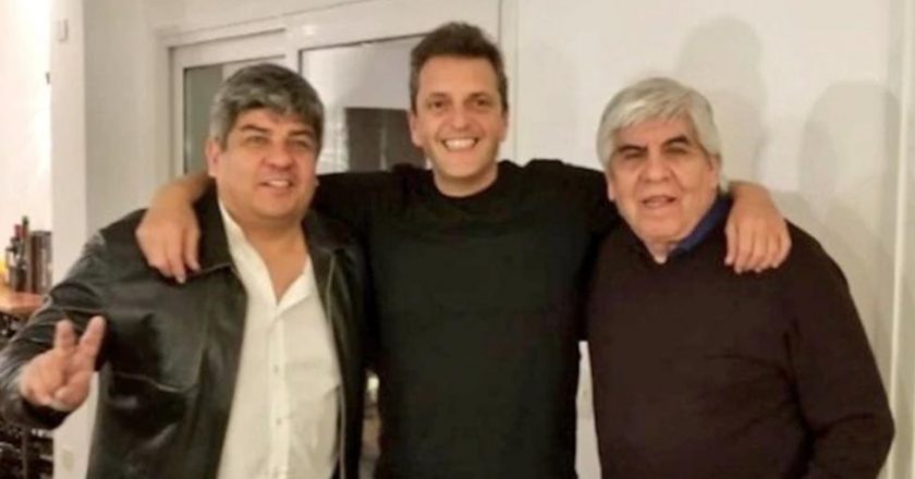 Massa, Moyano, asado y paz social