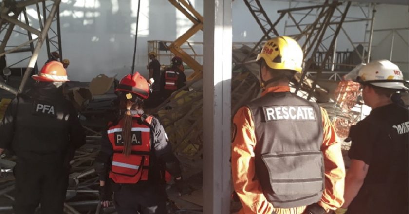 La Uocra había denunciado la obra de Ezeiza por fallas de seguridad y por la presencia de menores trabajando