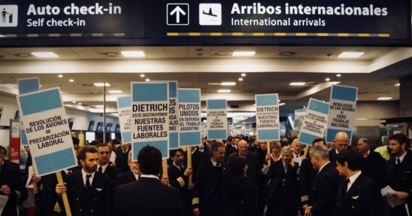 Principio de acuerdo salarial con pilotos, que garantizaron los vuelos del fin de semana