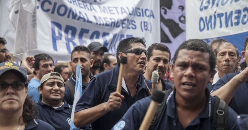 Las metalúrgicas despidieron 25 mil trabajadores en la era M