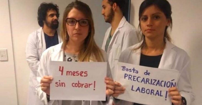Paran los residentes del Garrahan: cobran 87 pesos por hora, les deben 4 meses y no tienen obra social