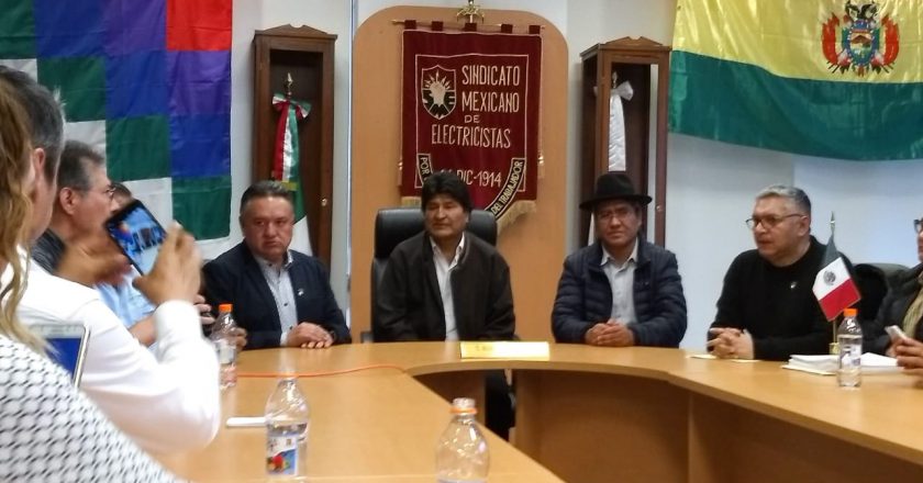 Evo Morales recibió a una delegación de la CTA Autónoma
