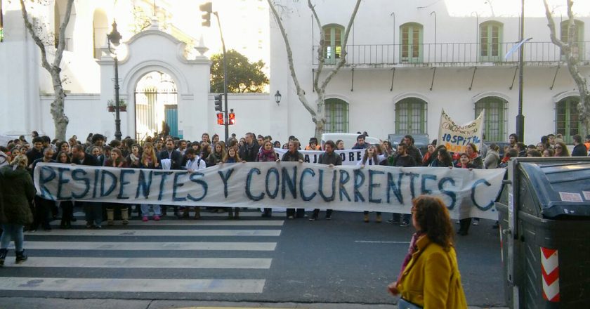 Residentes y concurrentes de salud porteños van al paro contra la precarización laboral de Larreta