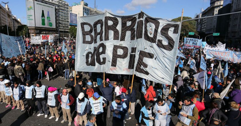 Barrios de Pie pidió que el nuevo Gobierno quite las rejas del Ministerio de Desarrollo Social