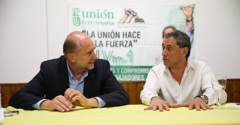 Perotti y Sasia acordaron reactivar los talleres ferroviarios y poner en marcha trenes de pasajeros de cercanía