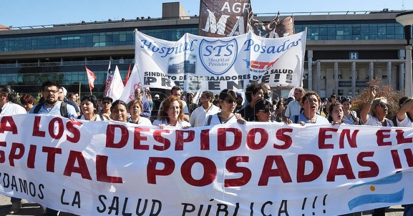 Como en el INTI, despedidos del Hospital Posadas piden ser reincorporados