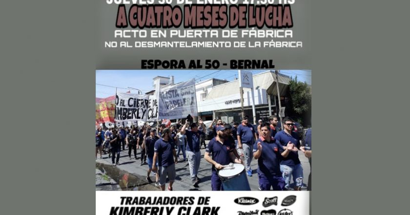 Trabajadores de Kimberly Clark buscan frenar el desmantelamiento de la planta