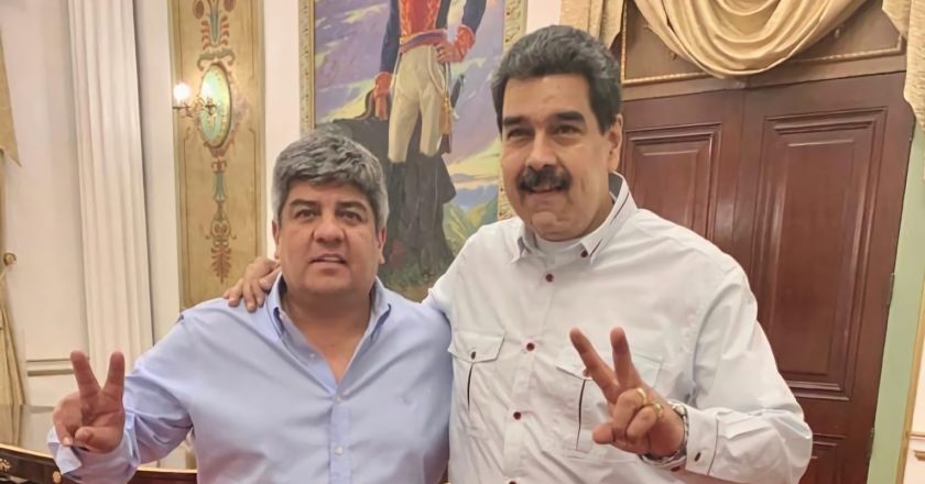 Pablo Moyano se reunió con Maduro y le dijo: «Peleamos contra Macri y le ganamos»