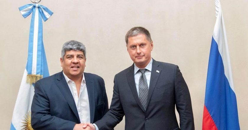 Pablo Moyano se reunió con embajador ruso y sueña con visitar este año a Vladimir Putin