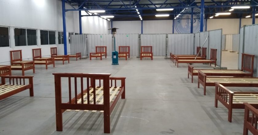 Sanidad Rosario montó un hospital de campaña en Perez para pacientes con Covid-19