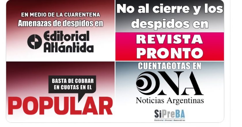 Periodistas denuncian que las amenazas de despido son ilegales y un ataque a la salud