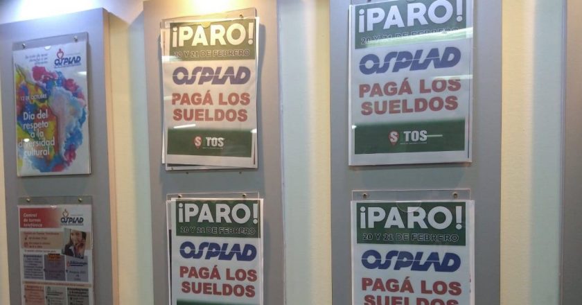En plena pandemia, Osplad no paga los salarios y sus empleados van a la huelga