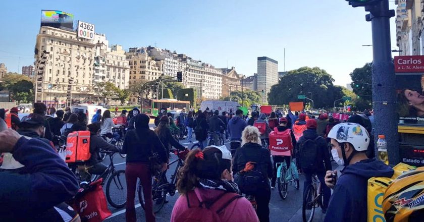 La Red Trabajadorxs Precarizadxs logró movilizaciones en distintos puntos del país