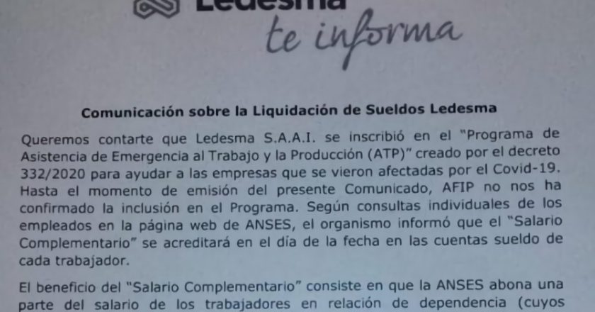 Los blaquier, otros que consiguieron que el Estado pague la mitad de sus salarios