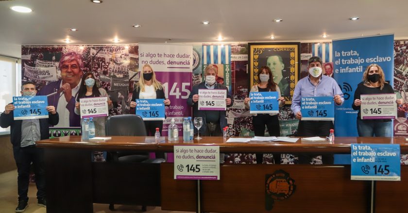 Camioneros y peajistas firman compromiso para la difusión y capacitación contra la trata y la explotación de personas