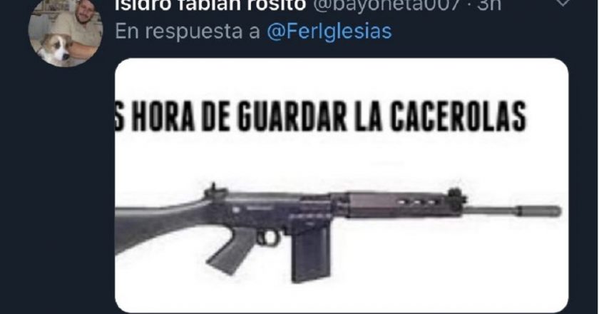 Repudiable: Fernando Iglesias retuiteó una amenaza de muerte a Moyano