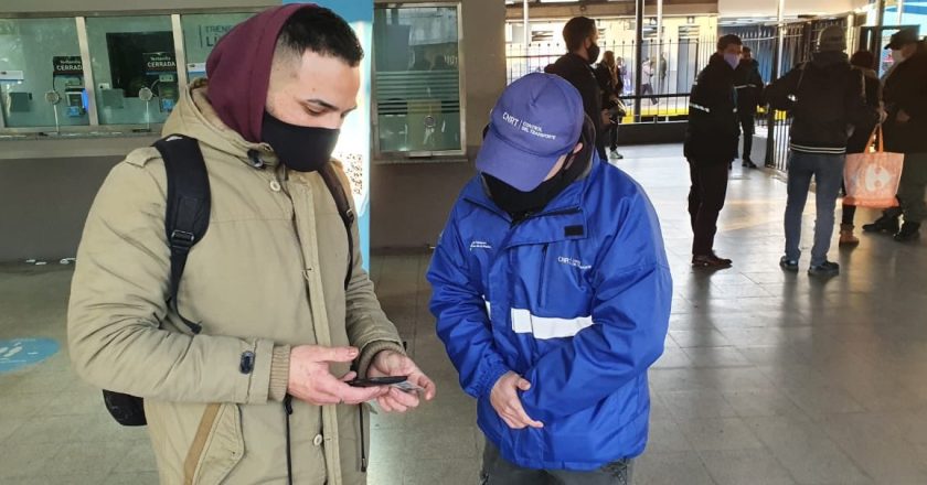 «Se ve bastante más gente en las estaciones»